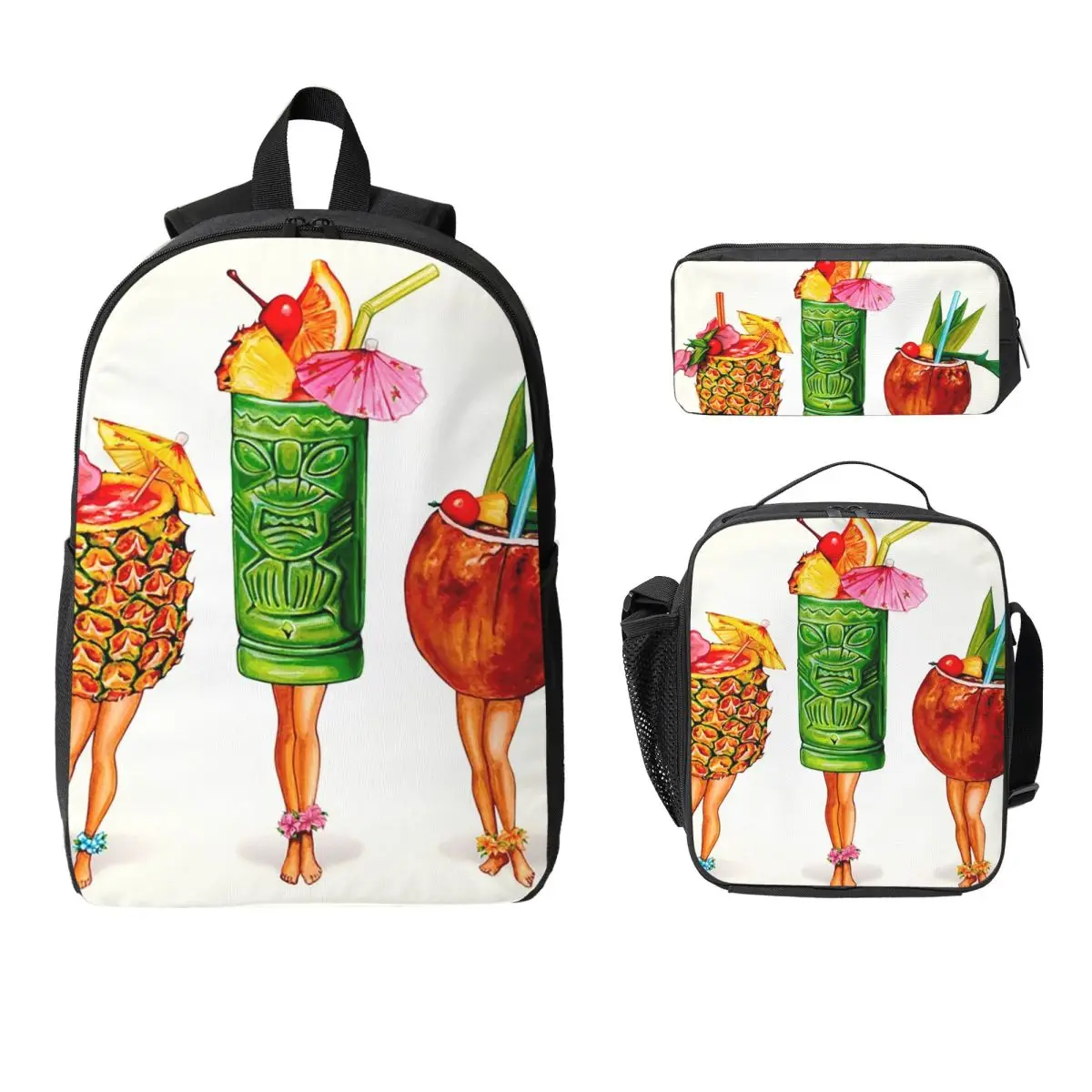 Tiki Cocktail Pin-Up Backpack Boys Girls BookBag School Bag Laptop Shoulder Bags 3ps Insulated Lunch Bag Pencil Case
Tiki Cocktail Pin-Up Backpack Boys Girls BookBag School Bag Laptop Shoulder Bags 3ps Insulated Lunch Bag Pencil Case