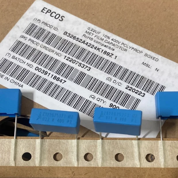 20pcs/lot original EPCOS B32652A4224K 400V 0.22UF P15mm Met film capacitor free shipping
20pcs/lot original EPCOS B32652A4224K 400V 0.22UF P15mm Met film capacitor free shipping