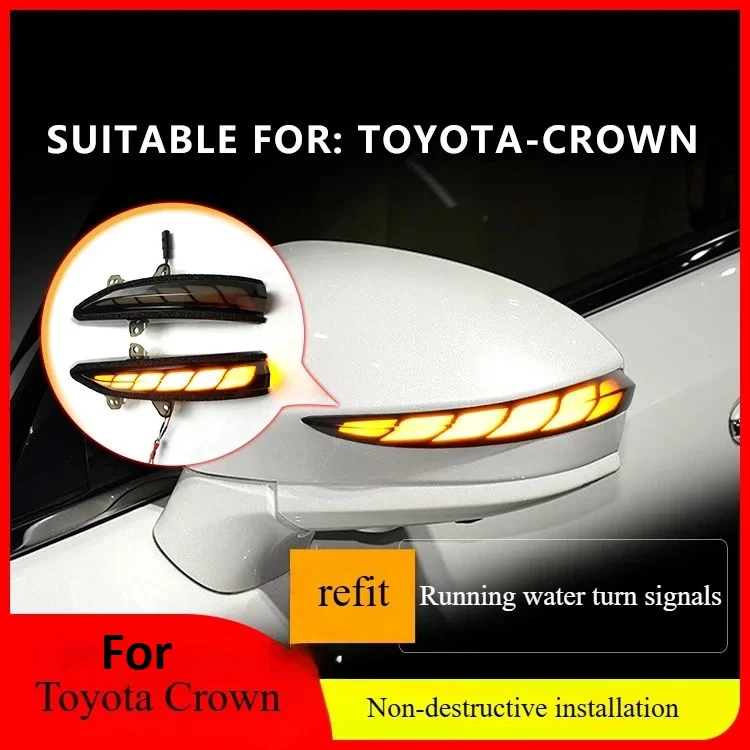 For Toyota 14th generation Crown rearview mirror flowing turn signal dragon scale modification
For Toyota 14th generation Crown rearview mirror flowing turn signal dragon scale modification