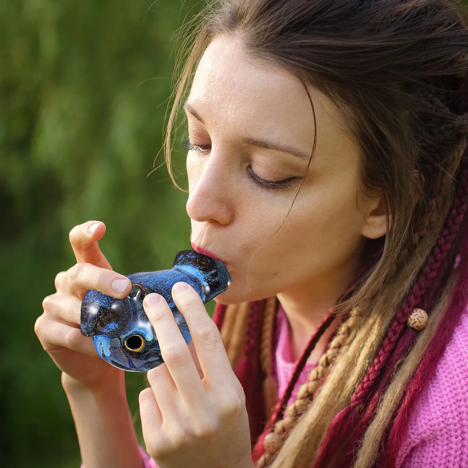 6 Hole Ocarina Flute Instrument Ergonomic Design for Beginners Music Lovers Portable Bird Ceramic Ocarina Shaped
6 Hole Ocarina Flute Instrument Ergonomic Design for Beginners Music Lovers Portable Bird Ceramic Ocarina Shaped