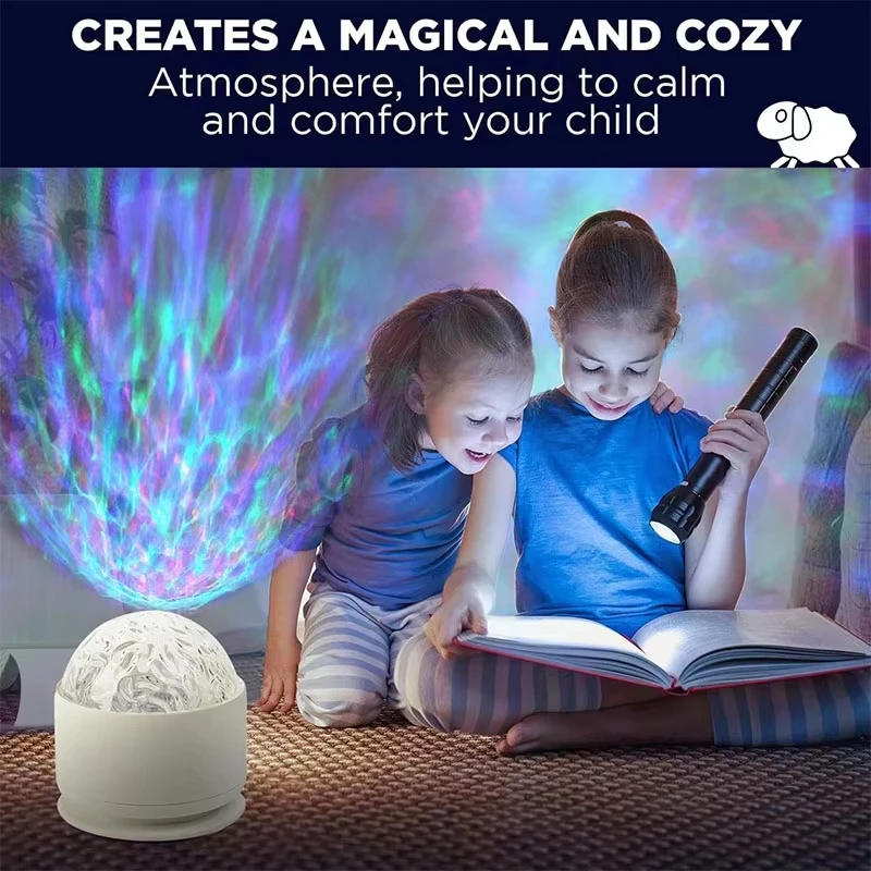 Aurora Borealis Starry Sky Rotating Projector with Remote Control LED Galaxy Night Light 16 Color-Changing Light Effects USBPlug
Aurora Borealis Starry Sky Rotating Projector with Remote Control LED Galaxy Night Light 16 Color-Changing Light Effects USBPlug