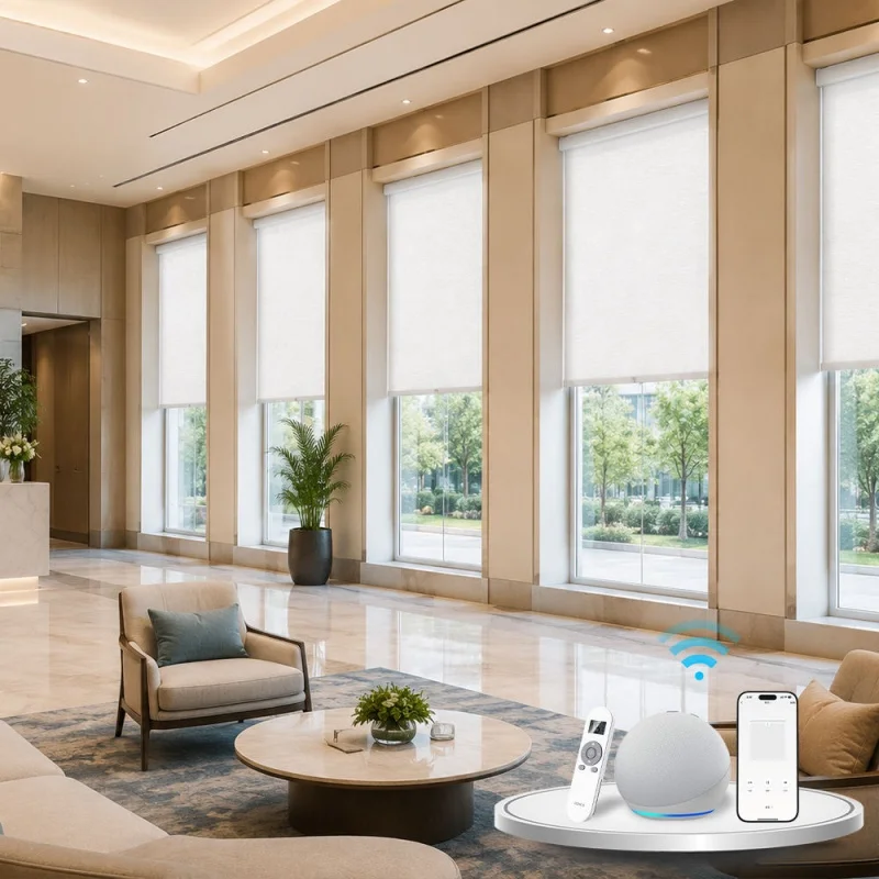 Premium Electric Roller Blinds Blackout White Color Timing App Control Homekit Matter Motor Motorized Roller Shades For Bedroom
Premium Electric Roller Blinds Blackout White Color Timing App Control Homekit Matter Motor Motorized Roller Shades For Bedroom