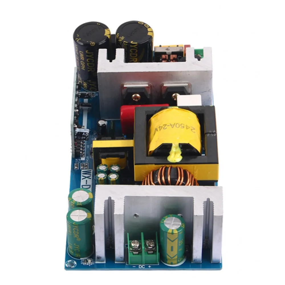 24V 20A Switching Power Supply Module AC-DC Converter 500W High-Power Regulated Power Supply Board with Short-Circuit Protection