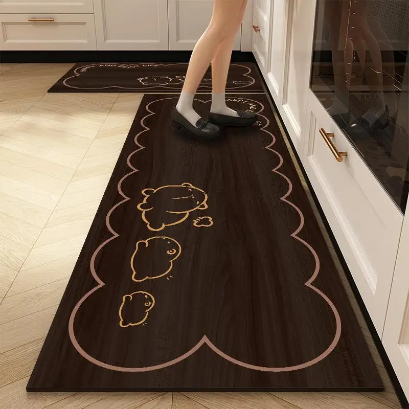 Water Absorbent Leather Pad Long Kitchen Strip Mat Non-Slip Oil Resistant Wipe Clean Floor Mat Entrance Dirt Trapping Foot Mat
Water Absorbent Leather Pad Long Kitchen Strip Mat Non-Slip Oil Resistant Wipe Clean Floor Mat Entrance Dirt Trapping Foot Mat