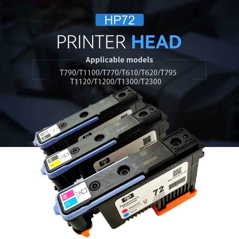 Printhead HP72 Printer Head For HP T790 T1100 T770 T610 T620 T795 T1120 T1200 T1300 T2300 C9380A C9383A C9384A Print Head
Printhead HP72 Printer Head For HP T790 T1100 T770 T610 T620 T795 T1120 T1200 T1300 T2300 C9380A C9383A C9384A Print Head