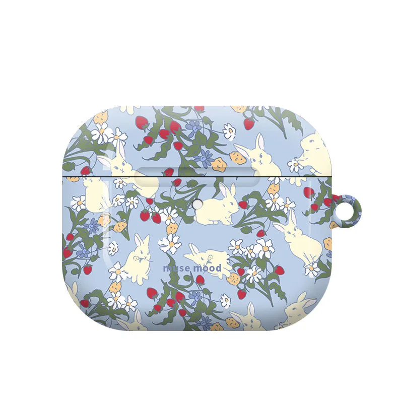 Ins Blue Floral Cartoon Rabbit Apple AirPods4 Pro2 Earphone Case Suitable for Anti Drop and Anti Loss Earphone Protective Cover
Ins Blue Floral Cartoon Rabbit Apple AirPods4 Pro2 Earphone Case Suitable for Anti Drop and Anti Loss Earphone Protective Cover