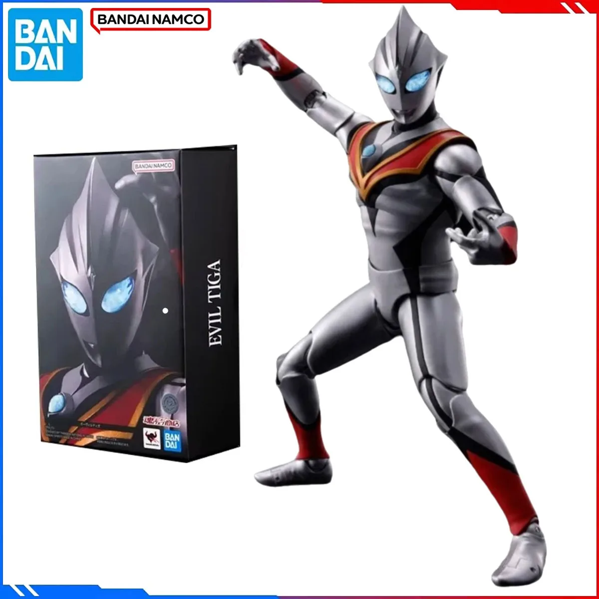 Подлинная оригинальная фигурка Bandai Ultraman, наборы моделей SHF 1/12, аниме-фигурки Evil Tiga, экшн-модель, рождественские игрушки, подарок для детей 
Подлинная оригинальная фигурка Bandai Ultraman, наборы моделей SHF 1/12, аниме-фигурки Evil Tiga, экшн-модель, рождественские игрушки, подарок для детей