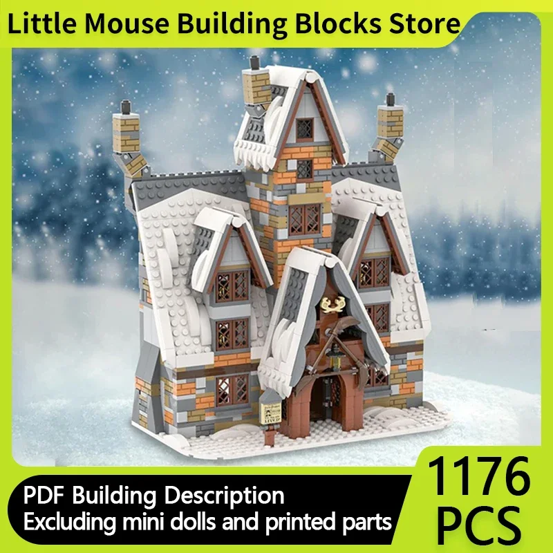 Winter Village Street View Model MOC Building Bricks Rural Houses Modular Technology Gifts Children Toys Suit Holiday Assemble
Winter Village Street View Model MOC Building Bricks Rural Houses Modular Technology Gifts Children Toys Suit Holiday Assemble