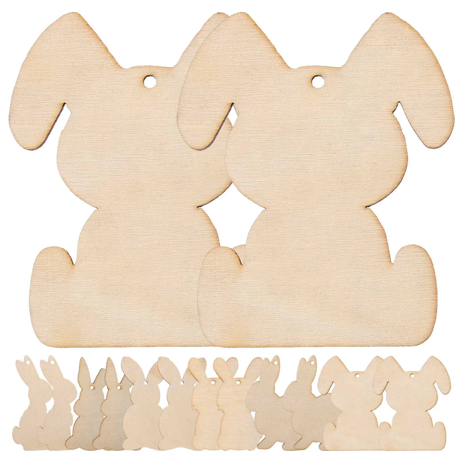 36 Pcs Wooden Rabbit Chips Bunny Slices Easter Ornaments Unfinished Cutouts DIY Crafts Party Shape
36 Pcs Wooden Rabbit Chips Bunny Slices Easter Ornaments Unfinished Cutouts DIY Crafts Party Shape