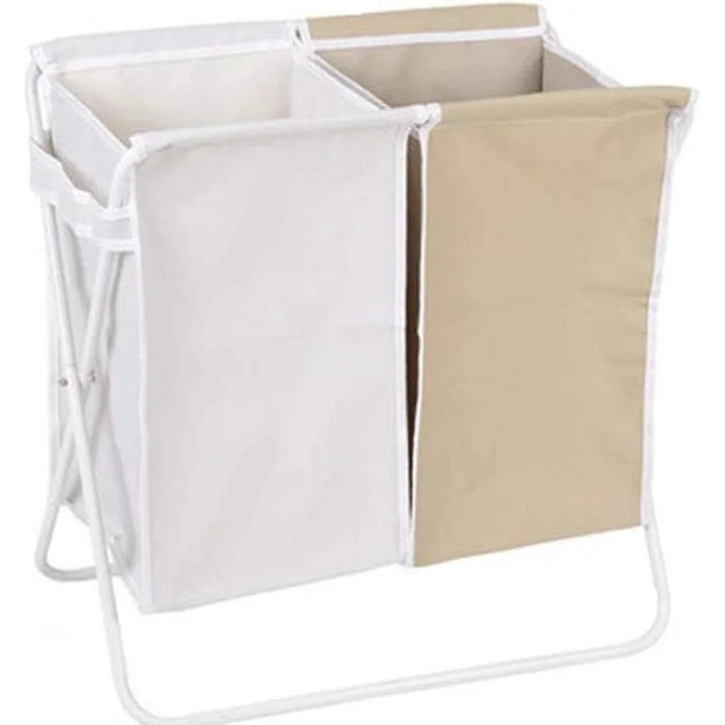 2026 New:Laundry Hamper Sorter Basket with Handle Waterproof Bags, Folding X-e 2 Sections Dirty Laundry Basket Apartm
2026 New:Laundry Hamper Sorter Basket with Handle Waterproof Bags, Folding X-e 2 Sections Dirty Laundry Basket Apartm