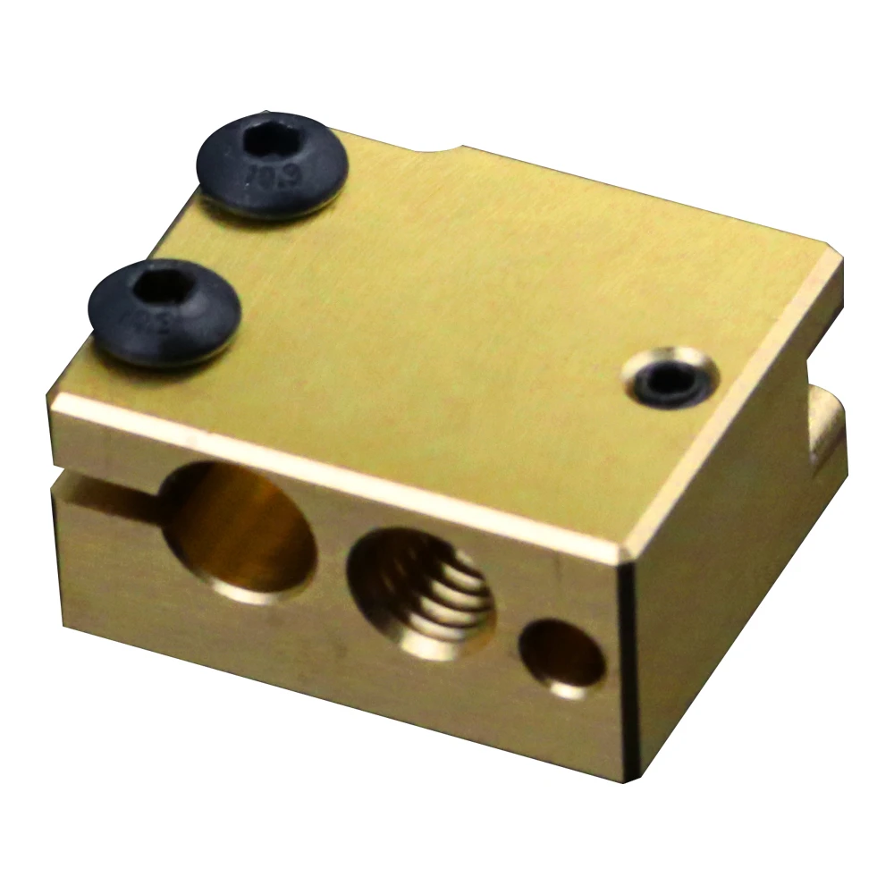 Premium V6 Volcano Aluminum or Copper Plated Heat Block for 3D Printer, Titan Extruder, Heated Block, Hotend, PT100, HT-100K
Premium V6 Volcano Aluminum or Copper Plated Heat Block for 3D Printer, Titan Extruder, Heated Block, Hotend, PT100, HT-100K