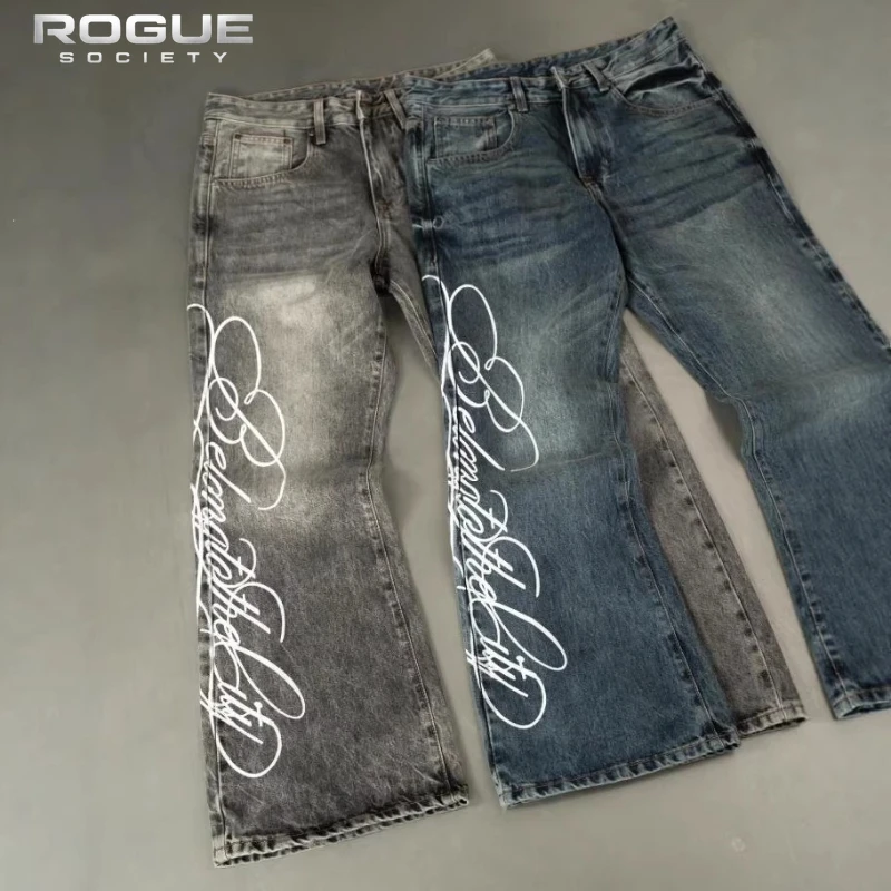 American Retro Y2K Streetwear Men Women Jeans Grunge Washed Faded Script Print High Street Hip Hop New Denim Summer Pants Casual
American Retro Y2K Streetwear Men Women Jeans Grunge Washed Faded Script Print High Street Hip Hop New Denim Summer Pants Casual