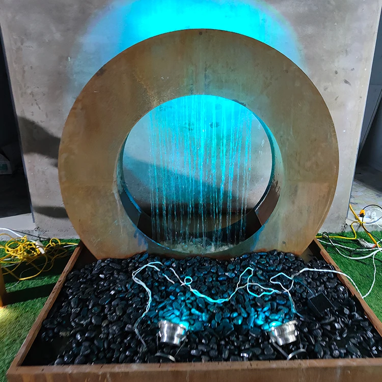 Freestanding Water Fountain Corten Steel Water Feature Weather Resistant Waterfall
Freestanding Water Fountain Corten Steel Water Feature Weather Resistant Waterfall