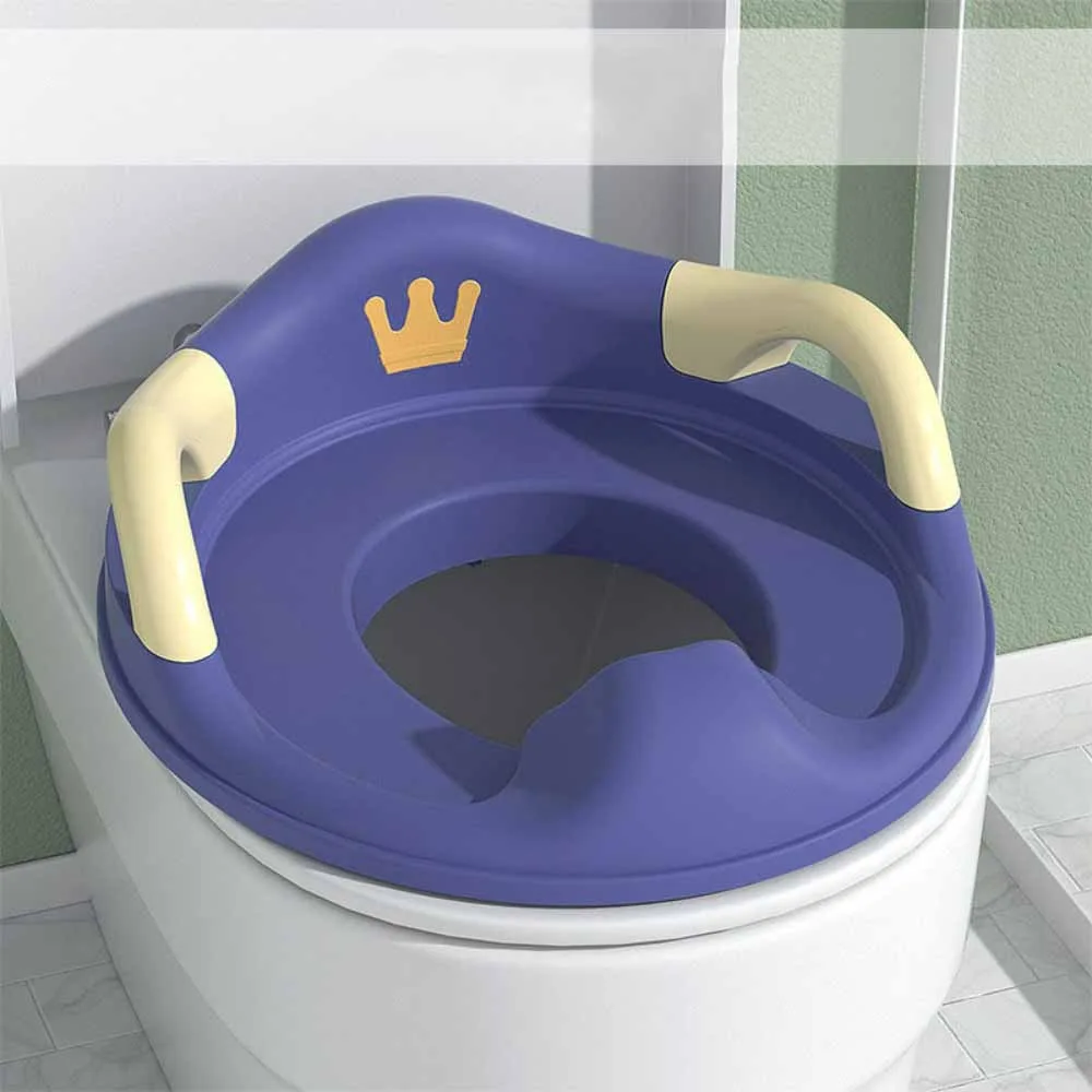 Детское сиденье для унитаза с узором короны, брызгозащищенное, противоскользящее, детское сиденье для унитаза, легко моющееся, вспомогательная прокладка для сиденья унитаза для обучения
Детское сиденье для унитаза с узором короны, брызгозащищенное, противоскользящее, детское сиденье для унитаза, легко моющееся, вспомогательная прокладка для сиденья унитаза для обучения
