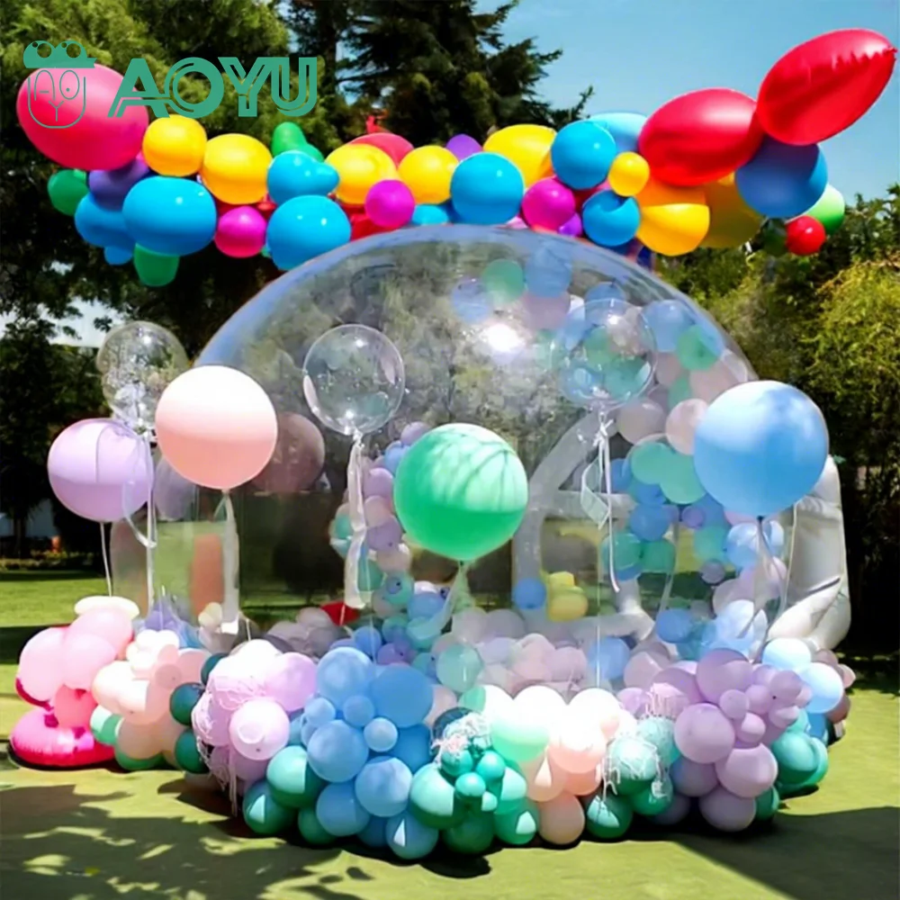 AOYU Transparent PVC Outdoor Event Infletable Bubble Tunnel Igloo Dome Snow Globe Bouncy Castle Balloon House Camping Party Use
AOYU Transparent PVC Outdoor Event Infletable Bubble Tunnel Igloo Dome Snow Globe Bouncy Castle Balloon House Camping Party Use