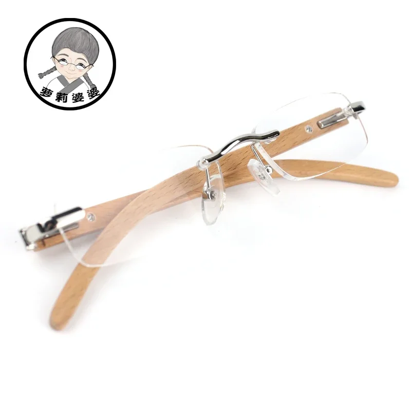 ROLIPOP Women Rimless Reading Glasses for Men Magnifying Glasses 2020 Wood Clear Acrylic
ROLIPOP Women Rimless Reading Glasses for Men Magnifying Glasses 2020 Wood Clear Acrylic