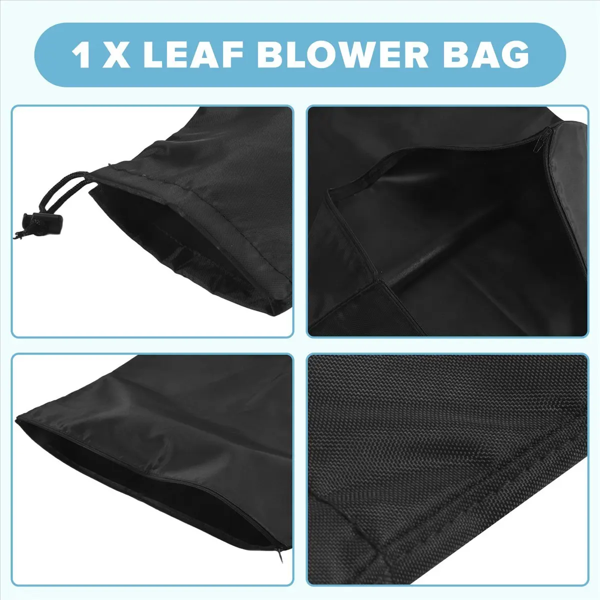 Y17A Leaf Blower Bag Zippered Bottom Dump Leaf Blower Vacuum Bag Collect Leaf for Garden Lawn Fits Blowers Vacuums
Y17A Leaf Blower Bag Zippered Bottom Dump Leaf Blower Vacuum Bag Collect Leaf for Garden Lawn Fits Blowers Vacuums