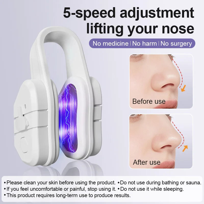 EMS Electric Nose Shaper - Safe & Effective Electronic Nose Reshaping Device
EMS Electric Nose Shaper - Safe & Effective Electronic Nose Reshaping Device