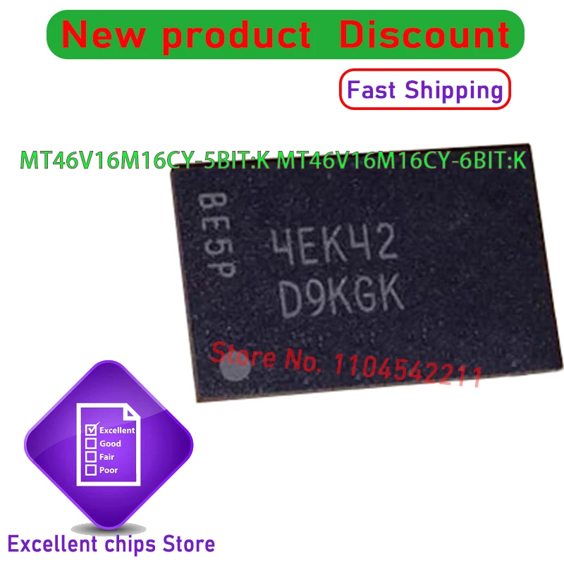 (10piece) 100% New MT46V16M16CY-5BIT:K MT46V16M16CY-6BIT:K MT46V16M16CY D9KGK FBGA60 Chipset
(10piece) 100% New MT46V16M16CY-5BIT:K MT46V16M16CY-6BIT:K MT46V16M16CY D9KGK FBGA60 Chipset