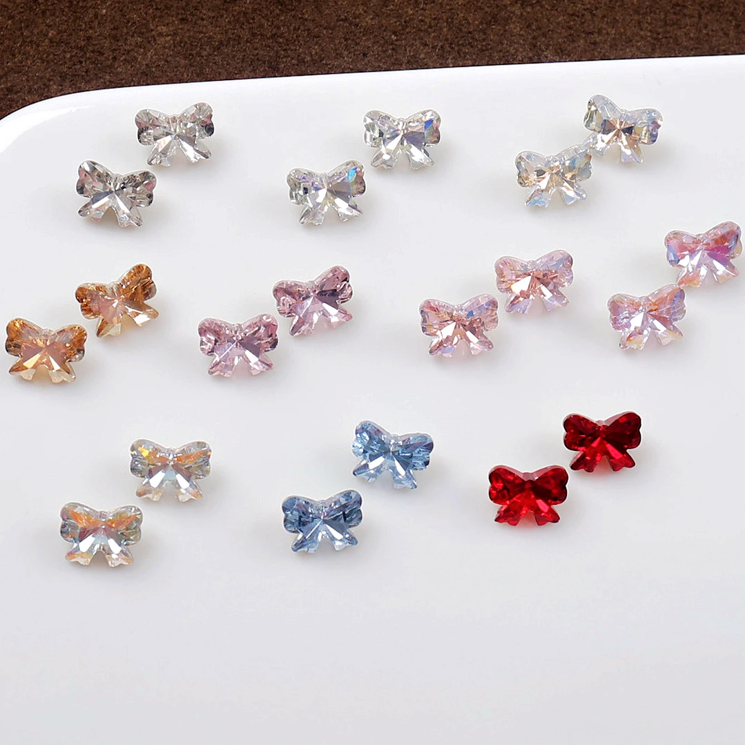 10PCS Pointed Back K9 3D Nail Art Rhinestone Bow Charms Crystal Diamond Accessories For Nails Decoration Manicure Supplies Tool
10PCS Pointed Back K9 3D Nail Art Rhinestone Bow Charms Crystal Diamond Accessories For Nails Decoration Manicure Supplies Tool