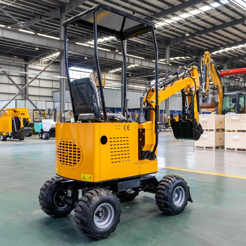 1 Ton Mini Backhoe Excavator Wheeled Small Excavator Digger Compact Excavator CE EPA Certified Farm Garden Use Made in China
1 Ton Mini Backhoe Excavator Wheeled Small Excavator Digger Compact Excavator CE EPA Certified Farm Garden Use Made in China