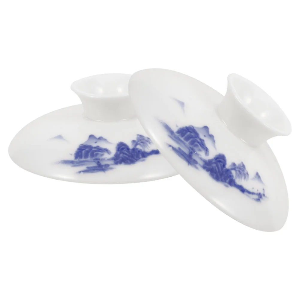 2 Pcs You Can Ceramic Teapot Supplies Replaceable Lid For Cup Replacement Cover
2 Pcs You Can Ceramic Teapot Supplies Replaceable Lid For Cup Replacement Cover