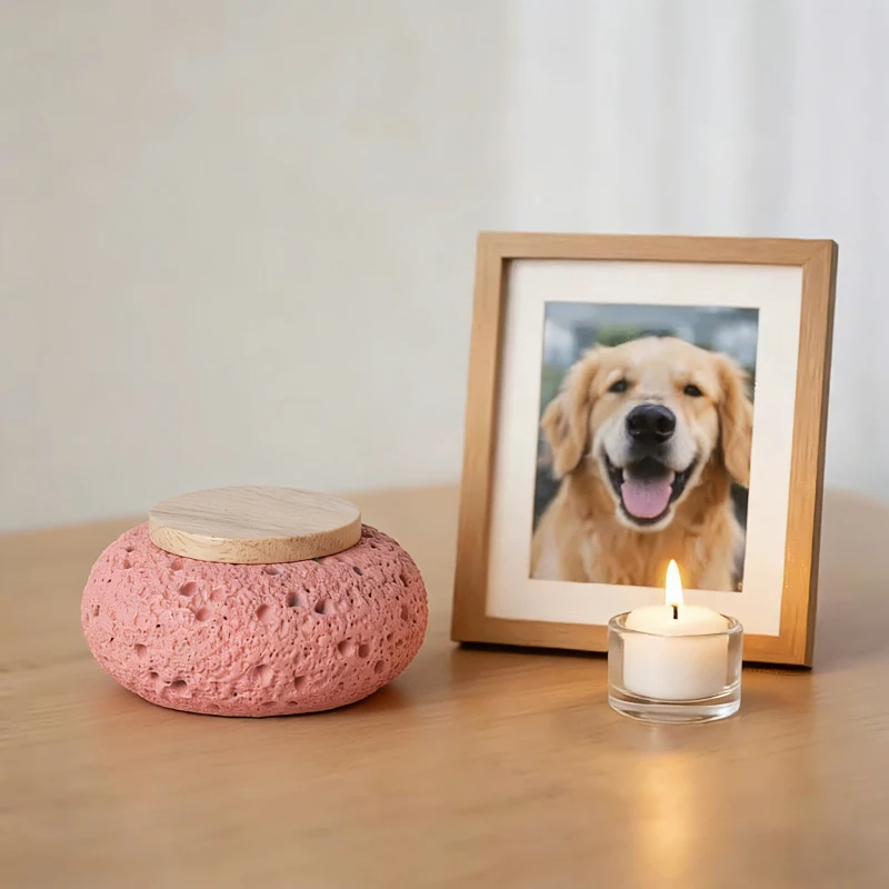 Pet Urn Cement Ash Container Wooden Lid Silicone Seal Moisture Proof Memorial Box for Dog Cat Small Animal Cremation Keepsake
Pet Urn Cement Ash Container Wooden Lid Silicone Seal Moisture Proof Memorial Box for Dog Cat Small Animal Cremation Keepsake