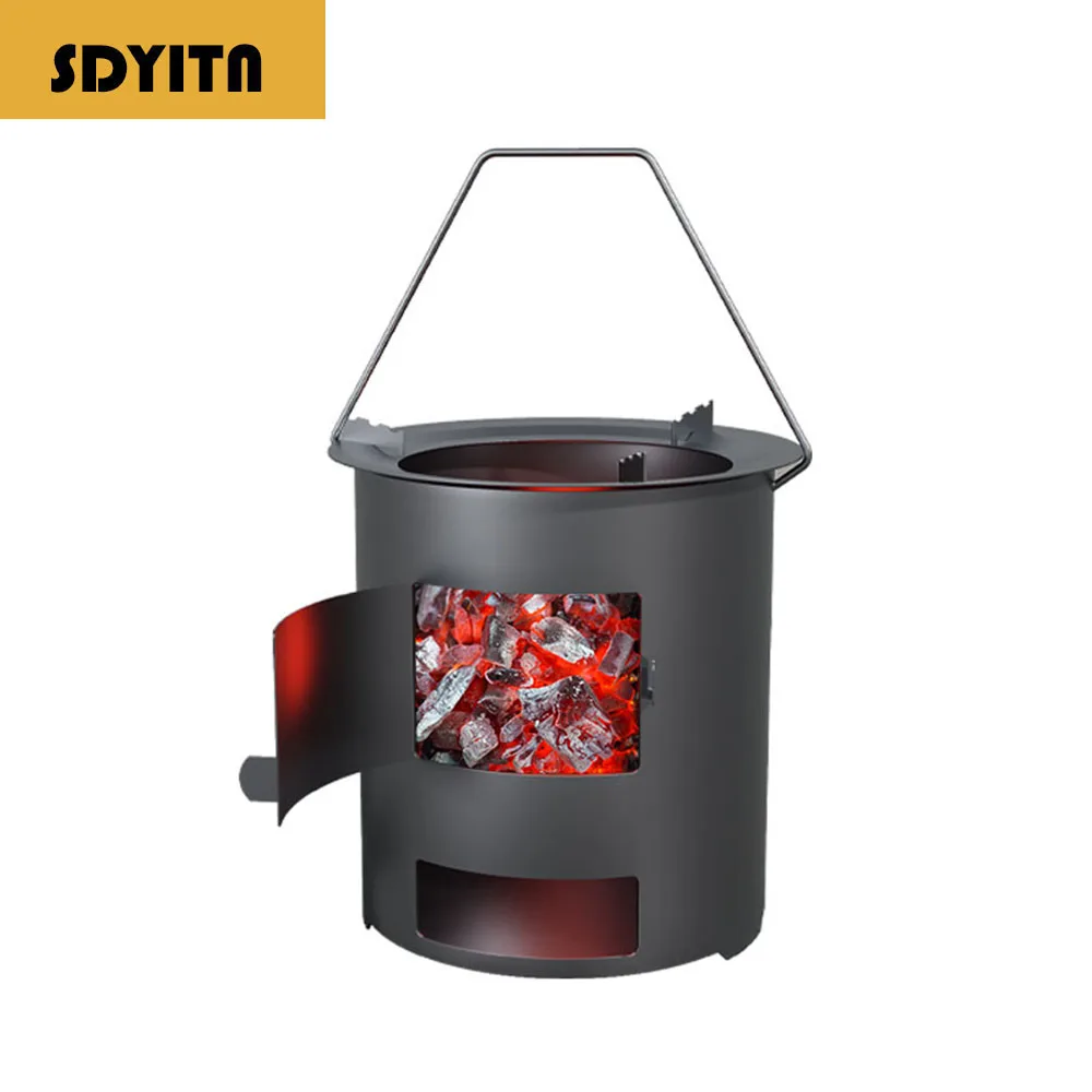 Portable Outdoor Wood Burning Stove Compact Small Campfire Cooking Stove for Rural Home and Hiking Trips
Portable Outdoor Wood Burning Stove Compact Small Campfire Cooking Stove for Rural Home and Hiking Trips