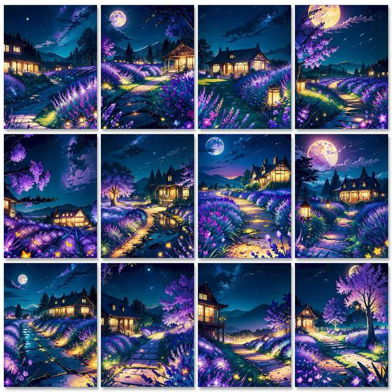 GATYZTORY Modern Painting By Numbers Paint Kit Night Countryside Scenery Coloring By Numbers Unique Gift Handicrafts Wall Decora
GATYZTORY Modern Painting By Numbers Paint Kit Night Countryside Scenery Coloring By Numbers Unique Gift Handicrafts Wall Decora