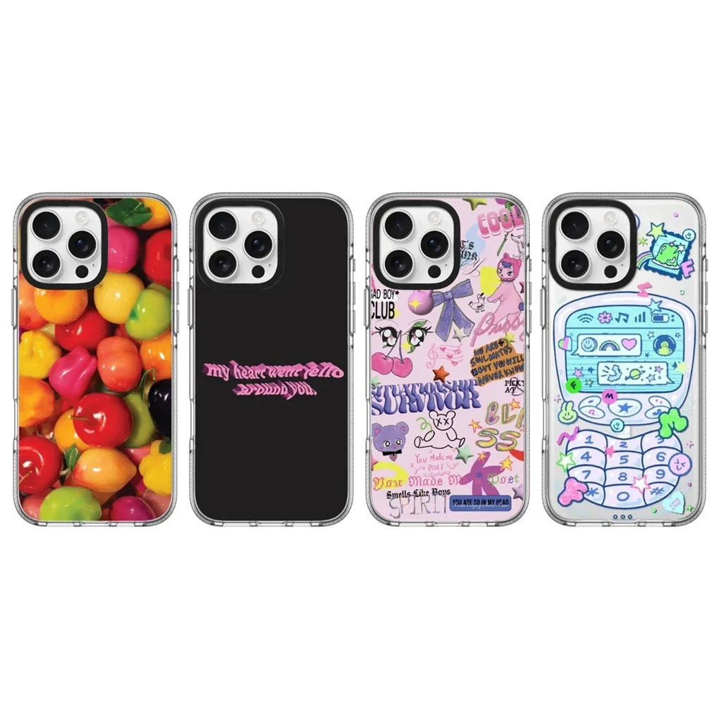 Colorful Fruit 2.0 Acrylic White Border Protective iPhone Case Cover for 16 15 14 13 12 Pro Max Case
Colorful Fruit 2.0 Acrylic White Border Protective iPhone Case Cover for 16 15 14 13 12 Pro Max Case