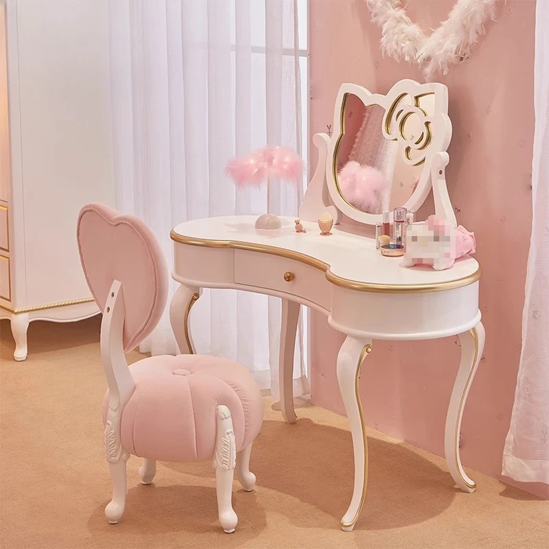 Simple Lighting Dressing Table Glossy Luxury Clothing Mirror Dressing Table Modern Europa Postazione Makeup Furniture Bedroom
Simple Lighting Dressing Table Glossy Luxury Clothing Mirror Dressing Table Modern Europa Postazione Makeup Furniture Bedroom