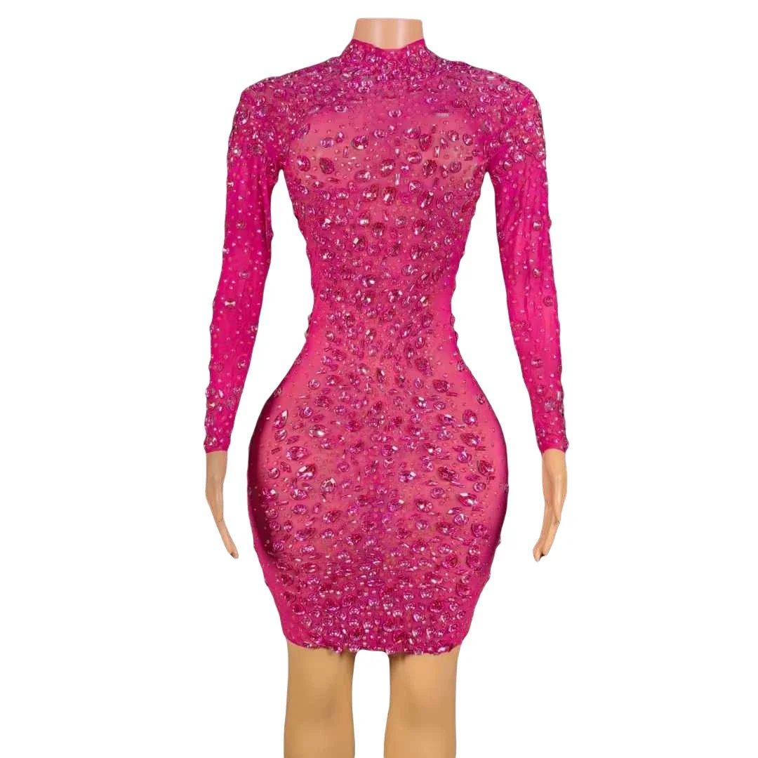 Rose Red Luxury Crystals Short Birthday Dress For Women Night Out Date Homecoming Long Sleeve Dressy Drag Queen Outfit Black
Rose Red Luxury Crystals Short Birthday Dress For Women Night Out Date Homecoming Long Sleeve Dressy Drag Queen Outfit Black