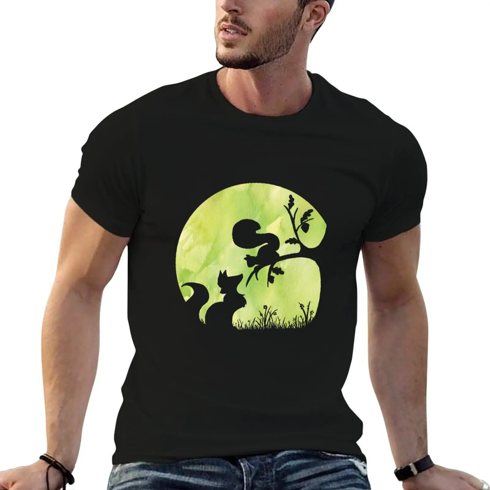 Woodland Shadows - Fox and Squirrel:Spring T-Shirt heavyweights man clothes designer shirts T-shirts for men cotton
Woodland Shadows - Fox and Squirrel:Spring T-Shirt heavyweights man clothes designer shirts T-shirts for men cotton