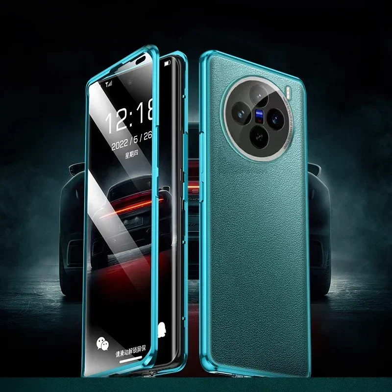 Металлический магнитный чехол для телефона Vivo T3 Ultra T3 Lite T3X 5G, закаленное стекло, полная защита объектива, кожаные чехлы на заднюю панель
Металлический магнитный чехол для телефона Vivo T3 Ultra T3 Lite T3X 5G, закаленное стекло, полная защита объектива, кожаные чехлы на заднюю панель