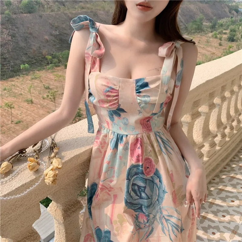 Holiday Sexy Dress 2023 New Seaside Wind Photo Sling French Slit Print Dress Summer Temperament
Holiday Sexy Dress 2023 New Seaside Wind Photo Sling French Slit Print Dress Summer Temperament