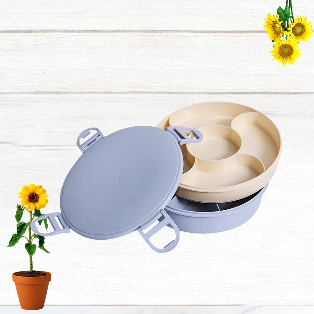 Dry Fruit Tray Candy Color Wavy Brim Snack Plate Double Layer Sealing Cover Portable Plastic Dish For Kitchen Outdoor
Dry Fruit Tray Candy Color Wavy Brim Snack Plate Double Layer Sealing Cover Portable Plastic Dish For Kitchen Outdoor