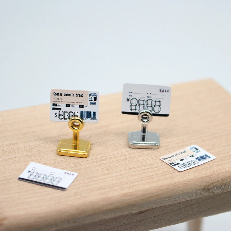 Miniature Alloy Price Tag Small Stand Card Bakery Cake Dessert House Coffee House
Miniature Alloy Price Tag Small Stand Card Bakery Cake Dessert House Coffee House