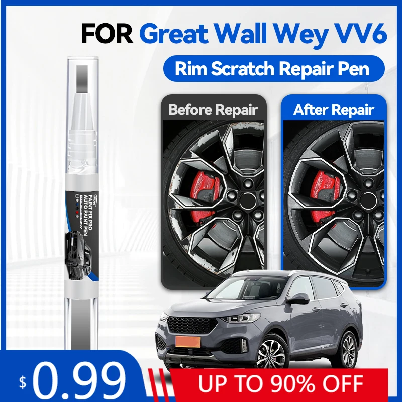 Wheel Hub Touch Up Paint Pen For Great Wall Wey VV6 Paint Repair Pen Touch Up Scratch Remover DIY Auto Accessories Black White R
Wheel Hub Touch Up Paint Pen For Great Wall Wey VV6 Paint Repair Pen Touch Up Scratch Remover DIY Auto Accessories Black White R