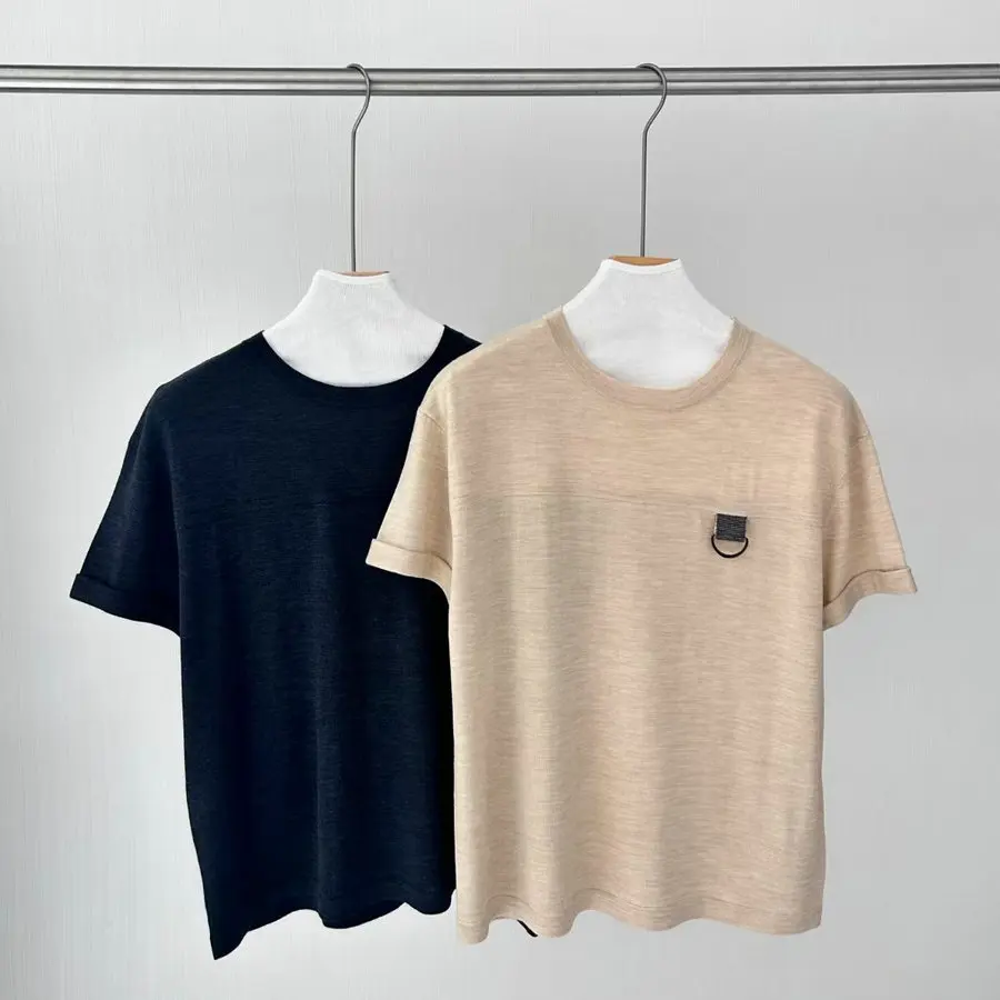 25 Spring Summer High-end Heavy Industry Bead Chain Silk Wool Short-sleeved Knit Top for Women
25 Spring Summer High-end Heavy Industry Bead Chain Silk Wool Short-sleeved Knit Top for Women