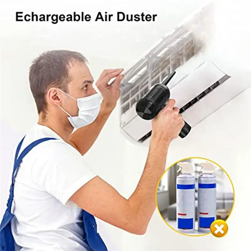 goodok Compressed Air Duster Keyboard Cleaner No Canned Electric Air Blower for Office Rechargeable Cordless Home Cleaner
goodok Compressed Air Duster Keyboard Cleaner No Canned Electric Air Blower for Office Rechargeable Cordless Home Cleaner
