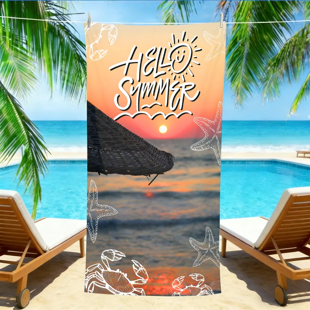 Playful Summer Beach Towel – Sand Resistant Quick Dry with Hand-Drawn Sea Creature Design
Playful Summer Beach Towel – Sand Resistant Quick Dry with Hand-Drawn Sea Creature Design