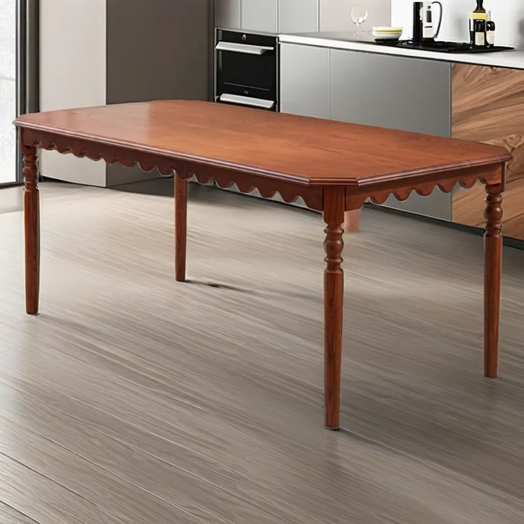 Modern Black Walnut Solid Wood Dining Table Set 2024 Square Rectangular Design With Comfortable Chairs For Kitchen Use
Modern Black Walnut Solid Wood Dining Table Set 2024 Square Rectangular Design With Comfortable Chairs For Kitchen Use