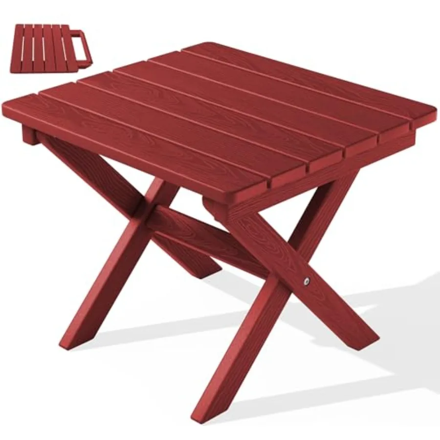 Folding Adirondack Side Table HDPE Small Outdoor Table No Assembly Requi End Table for Backyard Pool Porch Garden Lawn
Folding Adirondack Side Table HDPE Small Outdoor Table No Assembly Requi End Table for Backyard Pool Porch Garden Lawn