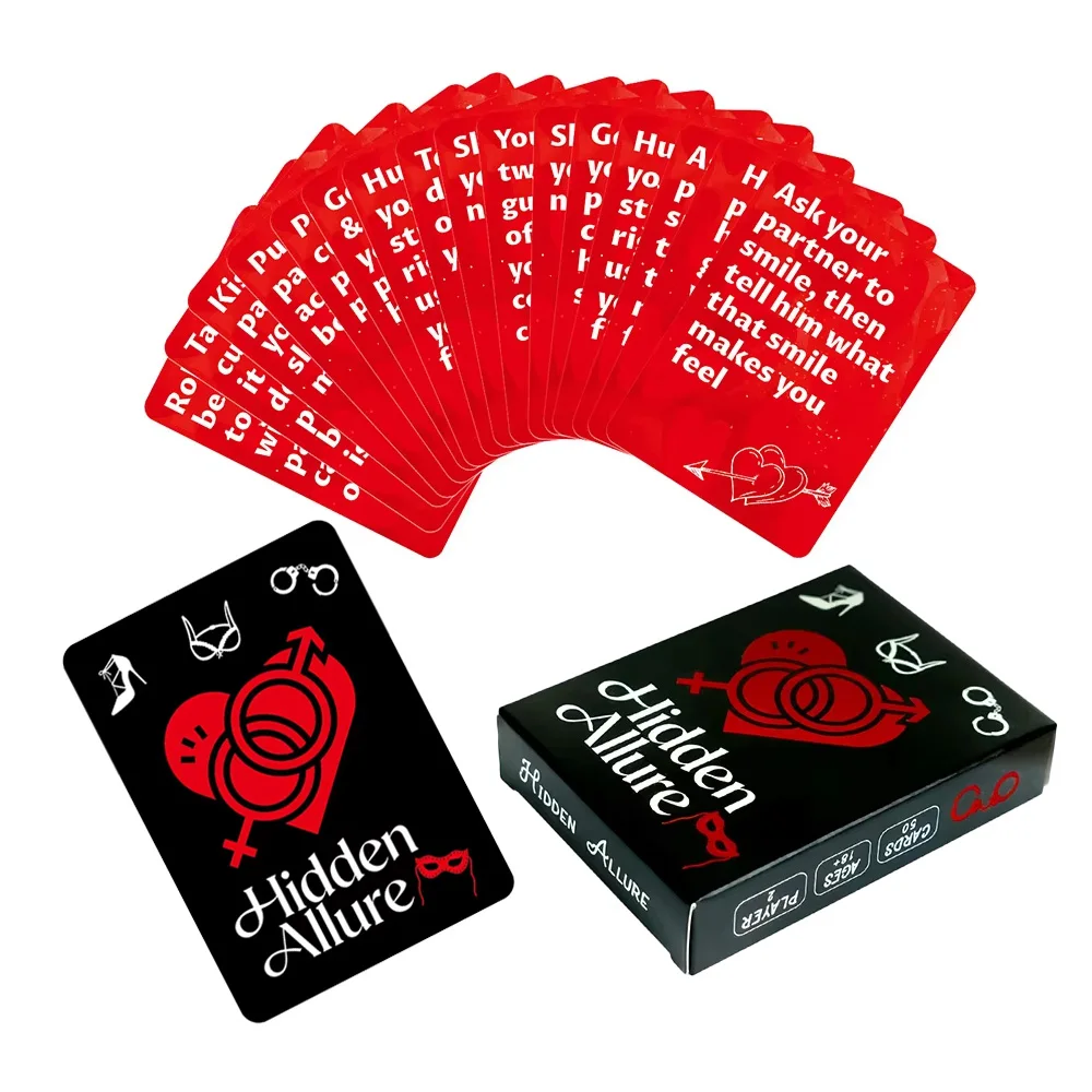 50-Card Couples Drinking Intimacy Game Set, 8.9x6.4cm Challenge Cards, Perfect for Date Nights, Bedroom Fun, and Adult Parties
50-Card Couples Drinking Intimacy Game Set, 8.9x6.4cm Challenge Cards, Perfect for Date Nights, Bedroom Fun, and Adult Parties