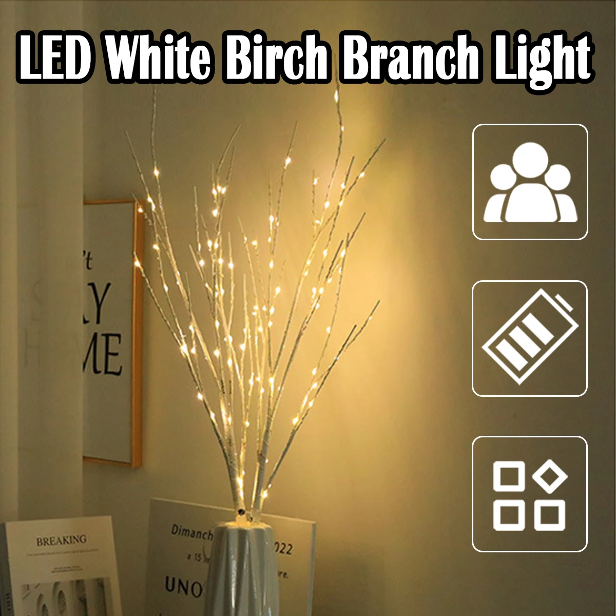 70CM 80CM Led Branch Light Battery-Powered Christmas Tree Lamp Diy Artificial Warm/Cold White Home Decor Bonsai Night Lights
70CM 80CM Led Branch Light Battery-Powered Christmas Tree Lamp Diy Artificial Warm/Cold White Home Decor Bonsai Night Lights