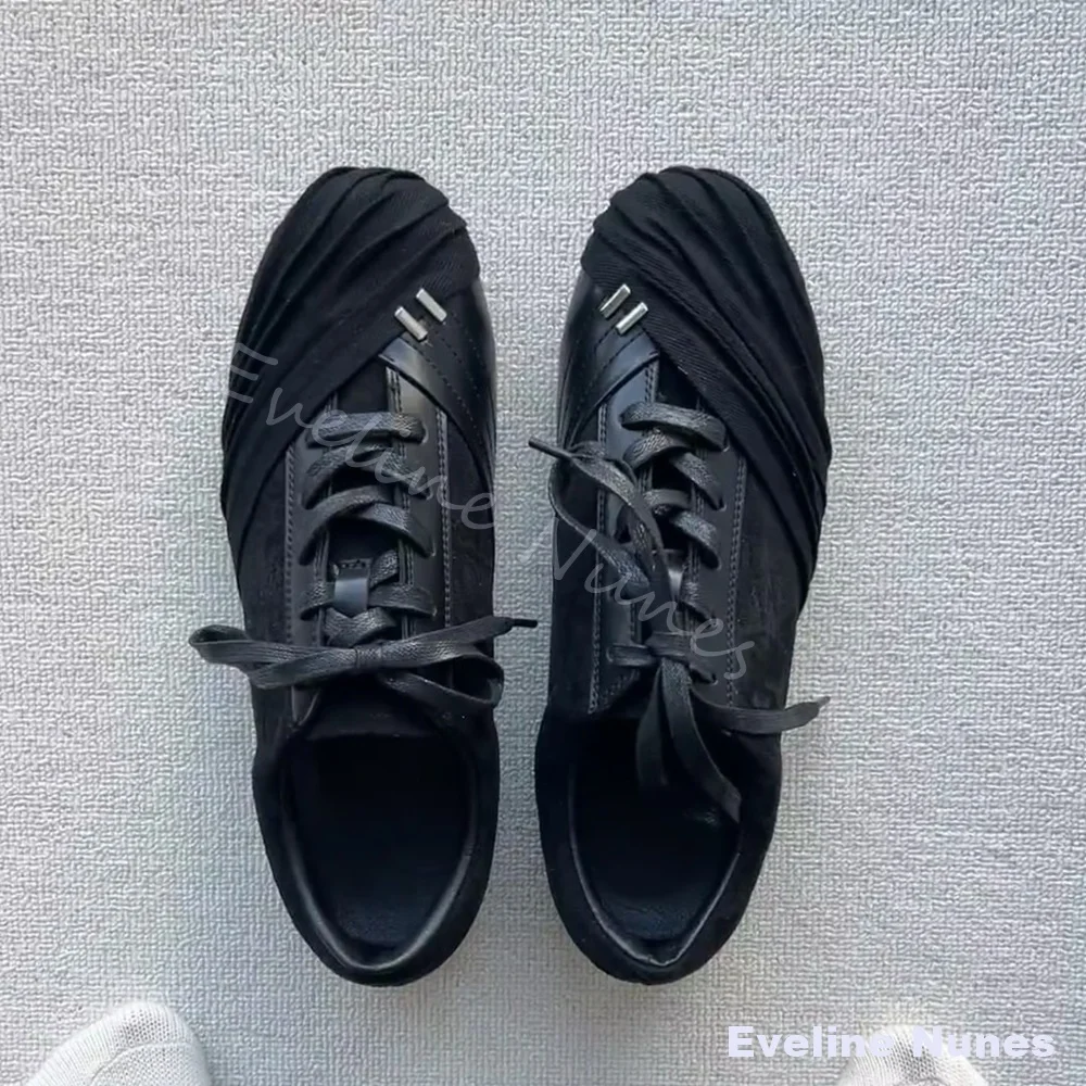 Pleated Strap Design Casual Shoes Men Retro Round Toe Lace-Up Canvas Sneakers 2026 Women's Leisure Comfortable All Match Shoes
Pleated Strap Design Casual Shoes Men Retro Round Toe Lace-Up Canvas Sneakers 2026 Women's Leisure Comfortable All Match Shoes