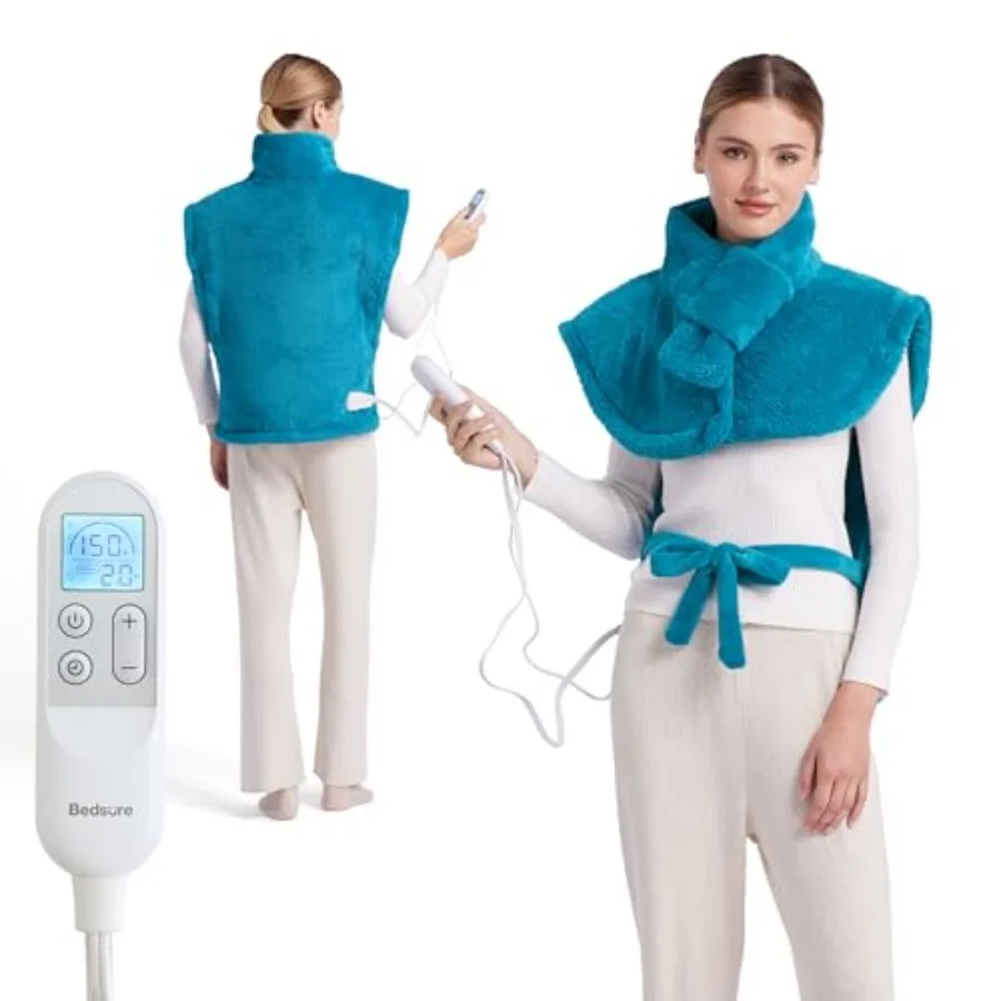 Bedsure Wrap Heating Pad for Neck and Shoulders and Back - Birthday Gifts for Seniors Women Mom Electric Heated Pad for Full Bo
Bedsure Wrap Heating Pad for Neck and Shoulders and Back - Birthday Gifts for Seniors Women Mom Electric Heated Pad for Full Bo