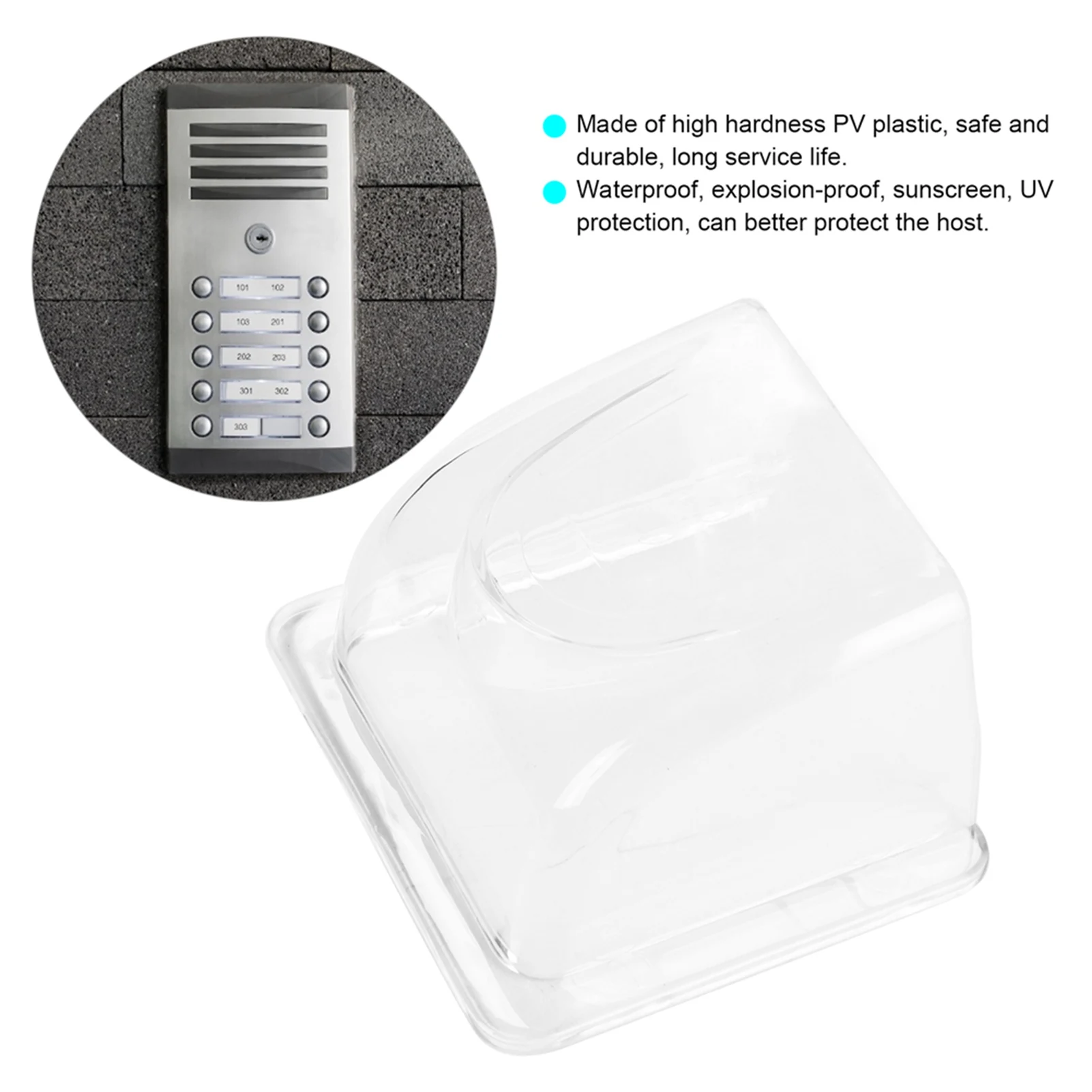 Access Controll Shell Plastic Rain Cover Waterproof Shell for Door Access Control Keypad Controller Rainproof Plastic Rain Cover
Access Controll Shell Plastic Rain Cover Waterproof Shell for Door Access Control Keypad Controller Rainproof Plastic Rain Cover