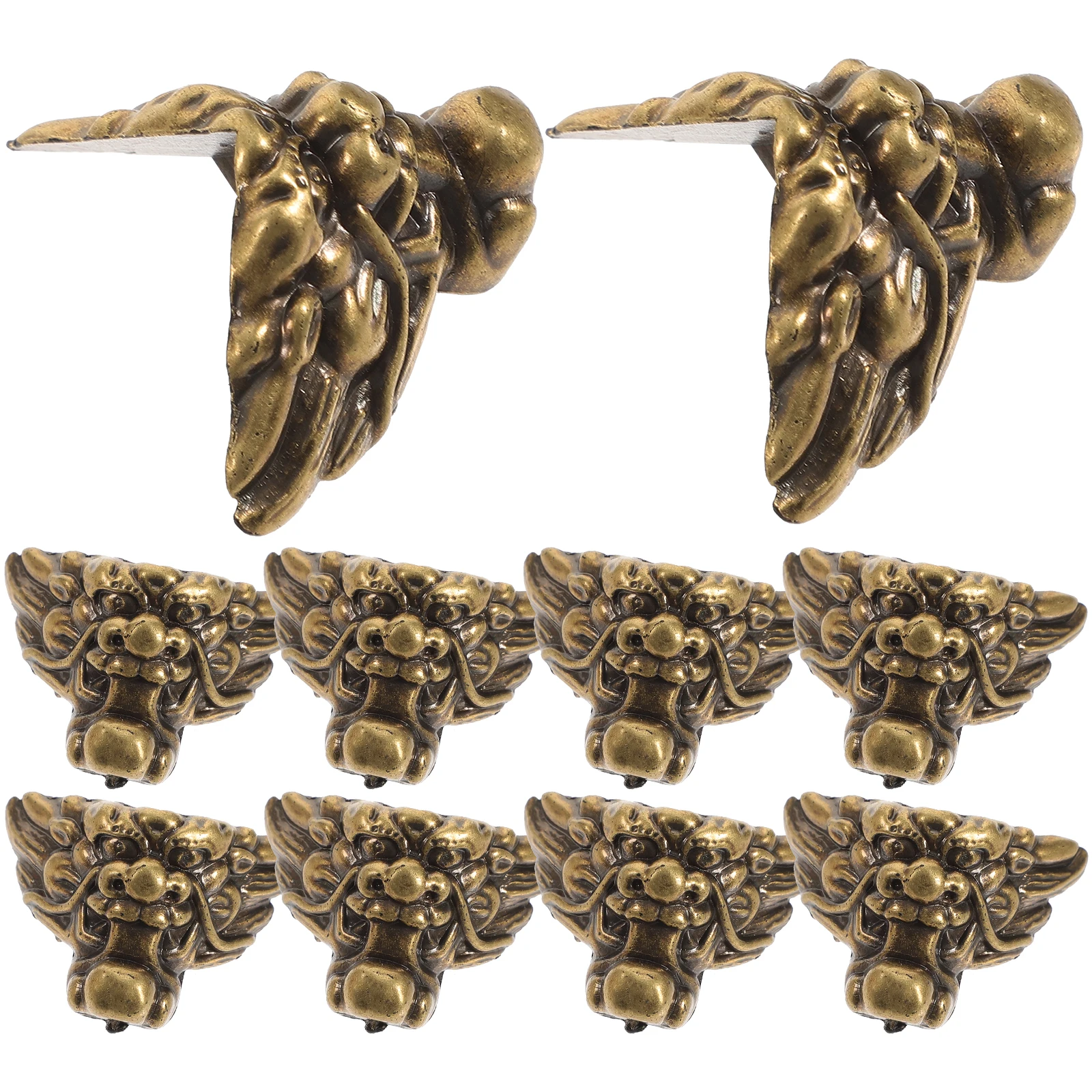 12Pcs Wooden Box Corner Guards Vintage Style Lion Design Jewelry Case Protective Corners Decorative Edges Covers
12Pcs Wooden Box Corner Guards Vintage Style Lion Design Jewelry Case Protective Corners Decorative Edges Covers