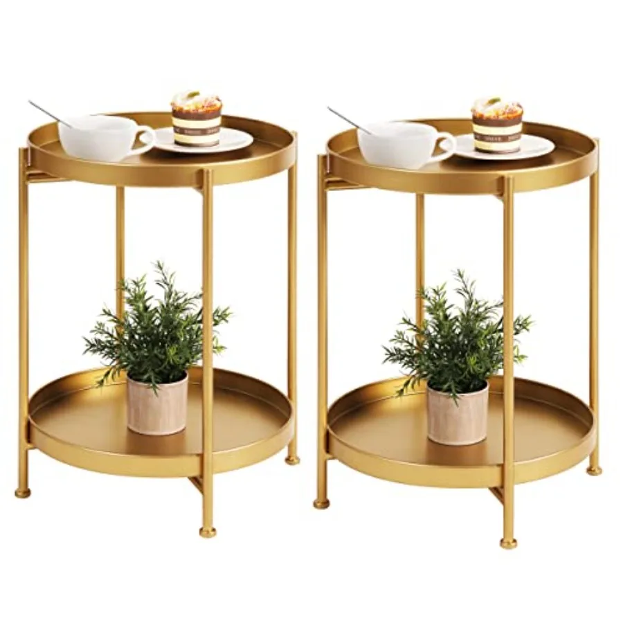 2 Pack Round End Table for Living Room Bedroom Office Small Space, Wooden Tray Accent Coffee Table, Natural Wood Finish, Compac
2 Pack Round End Table for Living Room Bedroom Office Small Space, Wooden Tray Accent Coffee Table, Natural Wood Finish, Compac